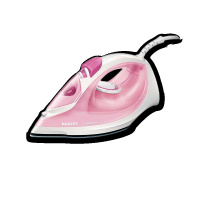 飞利浦(Philips)电熨斗GC1021/48 1600W 5档控温熨衣手持迷你家用熨斗 不粘底板