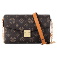 【顺丰配送】高级感印花女包2021新款潮斜挎单肩包老花包轻奢质感百搭洋气LB214106