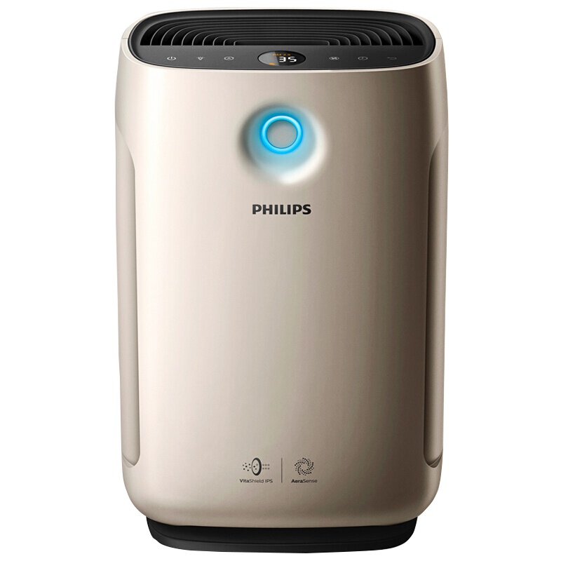 飞利浦（PHILIPS） 空气净化器家用除甲醛净化器 AC2888 香槟色AC2888/00多档定时-344立方米/h