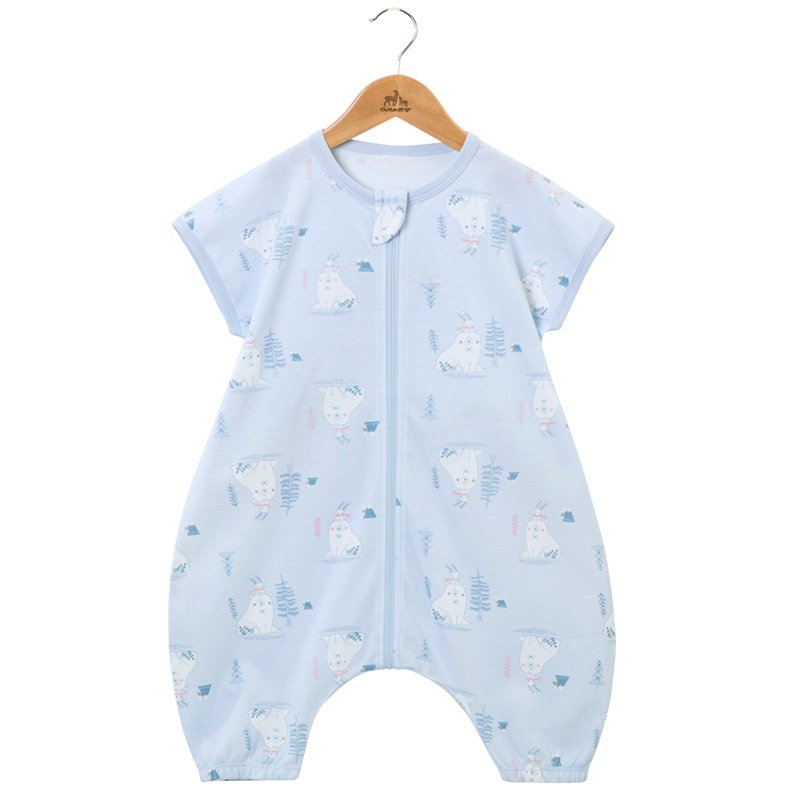 欧孕春秋季新款多彩婴儿分腿睡袋新生儿宝宝防踢被中大童儿童睡袋