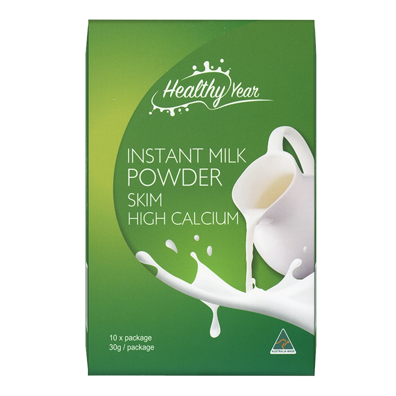 合怡(Healthy Year)澳大利亚原装进口脱脂高钙成人奶粉学生成年女士冲泡独立小袋装300g