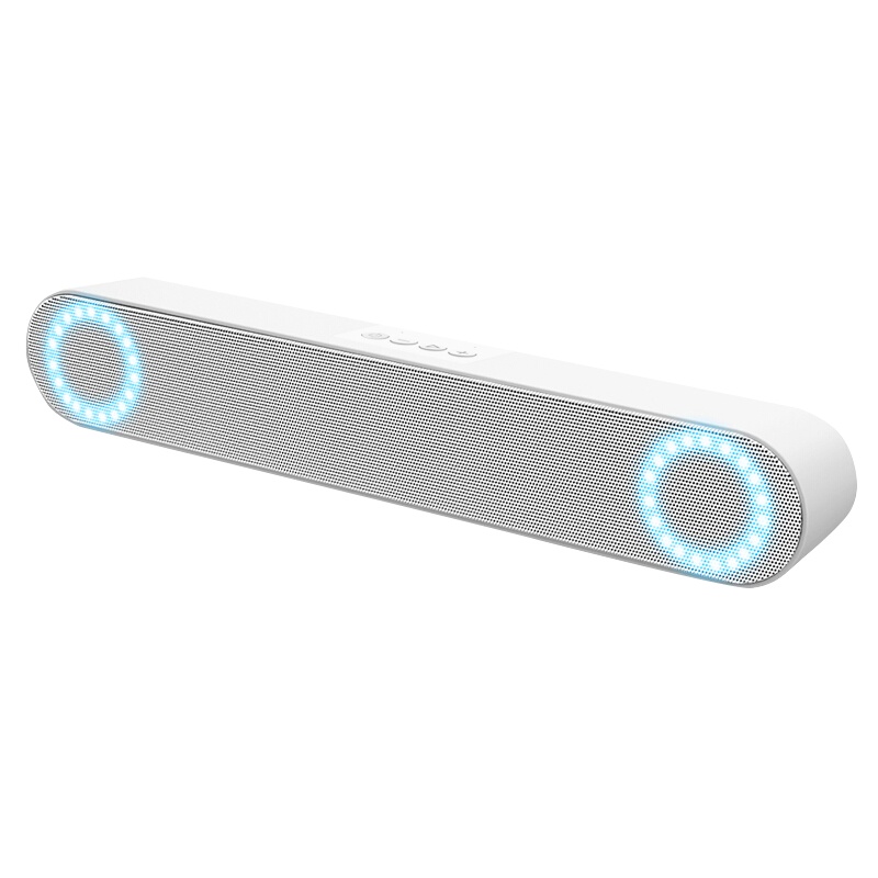 蓝悦A25蓝牙音箱电脑音响低音炮台式笔记本迷你桌面家用多媒体无线回音壁插卡手机音箱 USB+3.5mm 有线版 蓝色