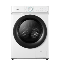 美的(Midea) MG100V11D 洗衣机10公斤大容量全自动变频滚筒洗脱一体洗衣机 家用白色 食用级巴氏除菌洗