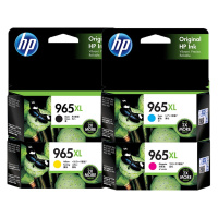 惠普 965XL 黑/青/红/黄 大容量墨盒 3JA81AA-3JA84AA 适用HP 9010/9019/9020