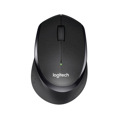罗技(Logitech)B330 企业版静音无线鼠标办公电脑商用人体工程学超长续航 黑色