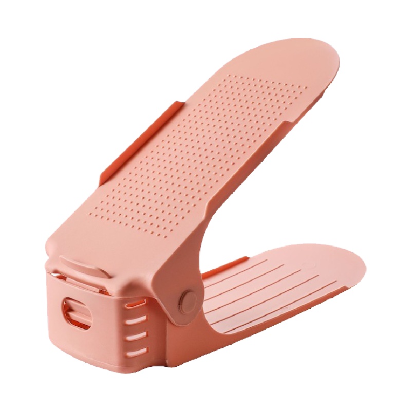 五只可调节收纳双层加厚鞋架分层鞋托家用宿舍鞋子收纳层架架鞋柜置物架科林清(颜色随机发货)