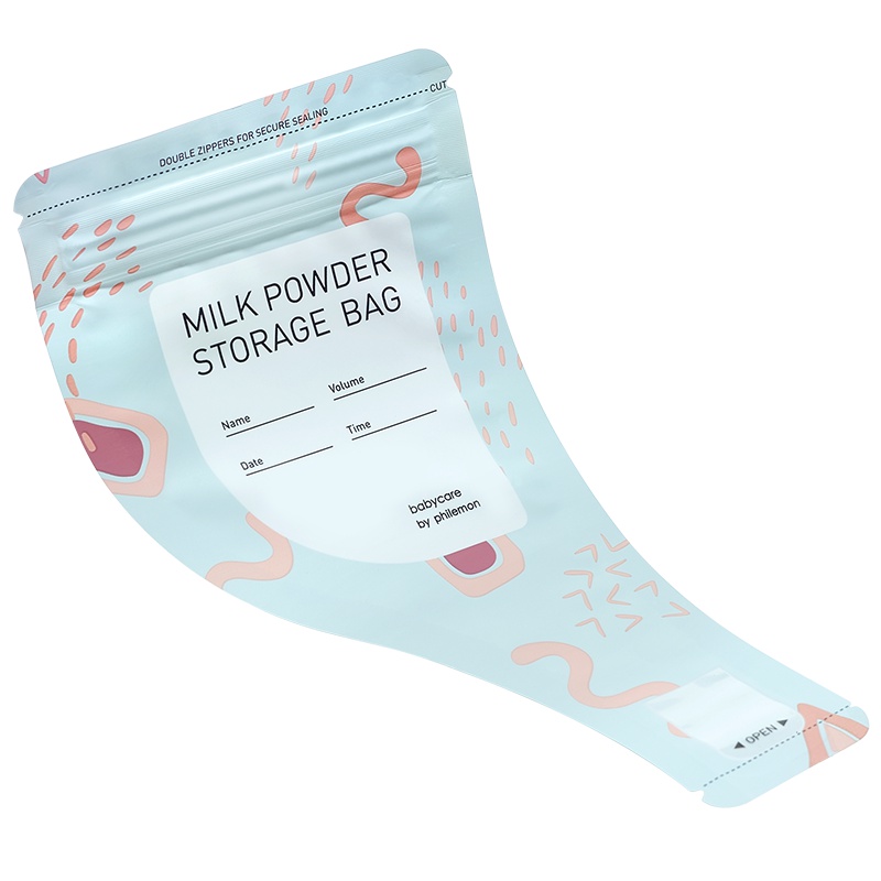 babycare 婴儿奶粉袋 便携外出一次性抗菌奶粉盒储存盒分装袋12片浅嗬绿1690