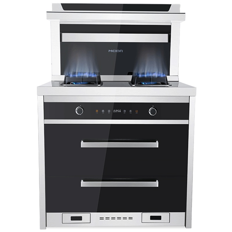 美大(MEIDA)JJZT/Y-G3 美大-飞星钢化玻璃台面 集成灶美大抽油烟机燃气灶消毒柜套装一体灶家用(天然气)