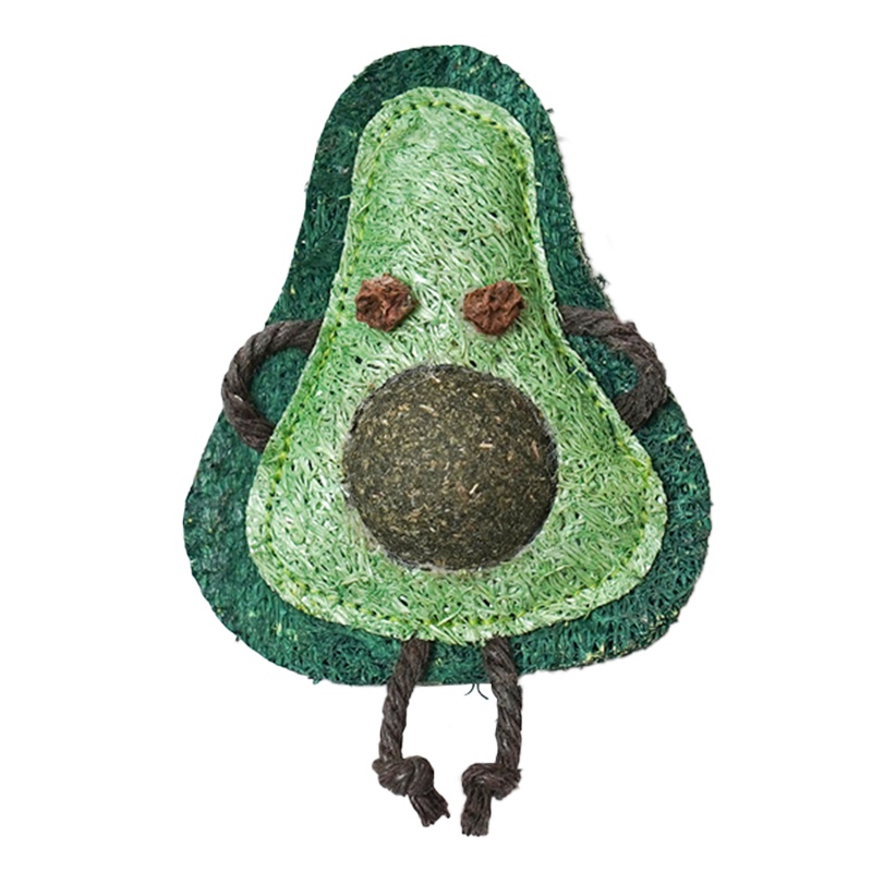 [一拾吾]木天蓼玩具 磨牙洁齿逗猫玩具天然材质丝瓜络木天蓼猫薄荷 有点仙蝴蝶款式