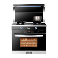 巧太太(QiaoTaiTai)集成灶一体灶大吸力下排式油烟机家用节能燃气灶灶带蒸箱烤箱款 天然气