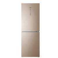 海尔(Haier) 双门冰箱 269升 风冷无霜 家用两门 冷藏冷冻 彩晶面板 静音BCD-269WDGB