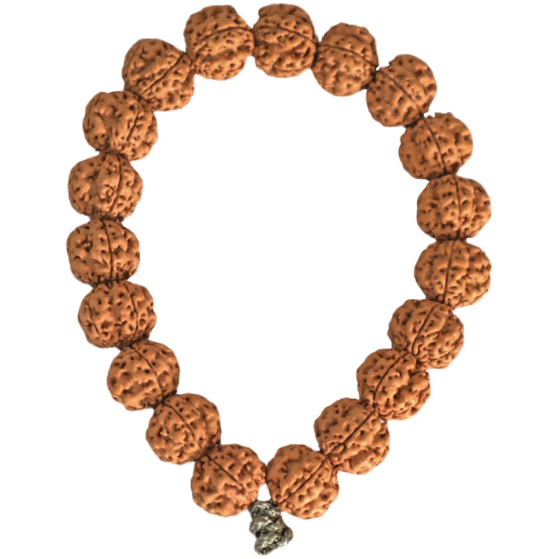 [梵心阁]姜黄皮五瓣六瓣印尼小金刚菩提手串爆肉满肉纽扣飞碟树王