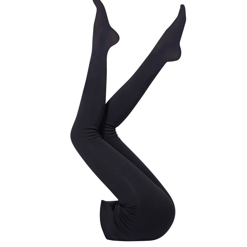 浪莎 春秋加厚面膜钢丝连裤袜 2600D打底裤 秋冬显瘦打底小黑裤 外穿打底裤