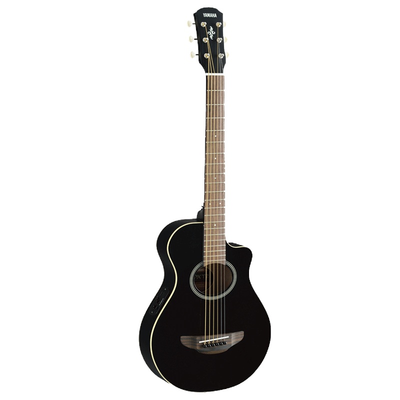 雅马哈(YAMAHA)APXT2BLK薄箱体缺角电箱jita旅行吉他舞台演奏民谣吉他儿童吉它34寸黑色亮光