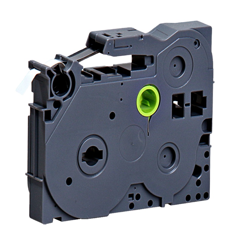 赛格标签机色带641-18mm黄底黑字 适用兄弟标签打印机