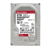 西部数据(WD80EFAX)红盘 8TB SATA6Gb/s 256M 网络储存(NAS)硬盘(WD80EFBX)