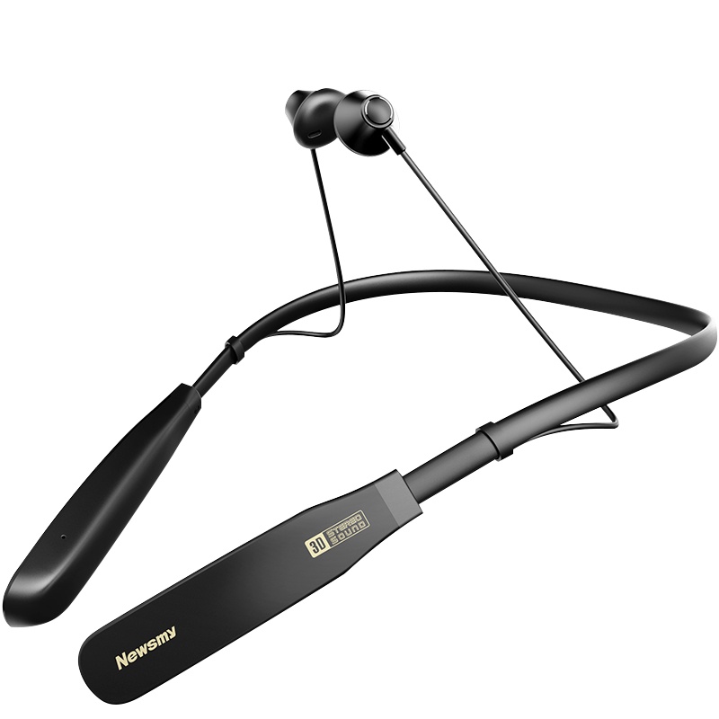 纽曼Q18MP3播放器运动蓝牙耳机 无线4.2蓝牙耳机MP3一体机挂脖式跑步可通话自带8G内存华为苹果小米通用黑色
