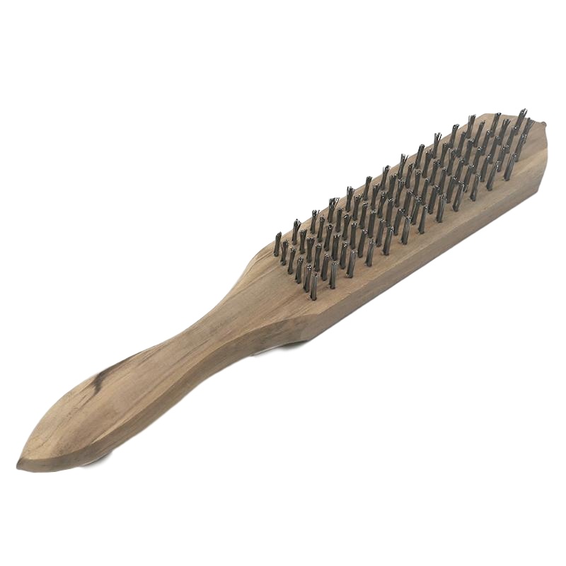 木柄钢丝刷 金属清洁除锈清理刷0