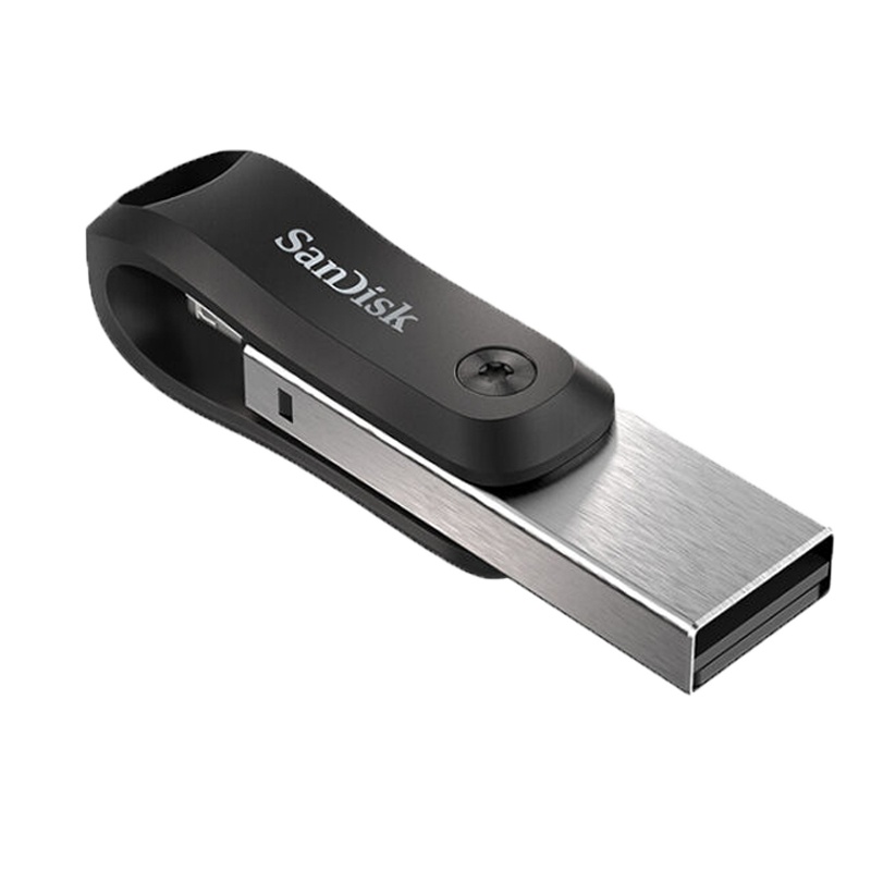 [免邮]闪迪 (SanDisk)128GB苹果U盘 欢欣i享 读速90MB/s官方MFI认证手机电脑两用USB3.0