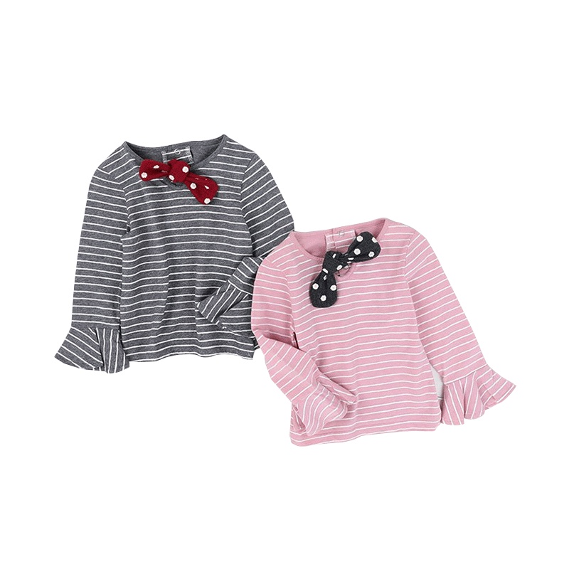 猫人(MiiOW) 婴儿长袖T恤春季装洋气纯棉上衣潮儿童宝宝男童女童衣服 MR18023