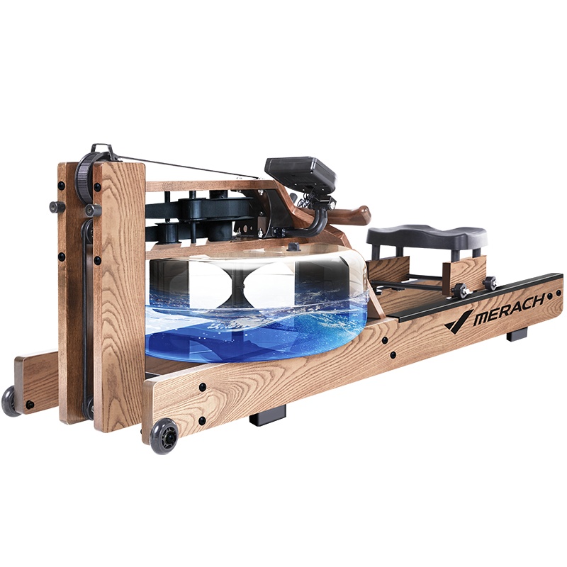 麦瑞克划船机家用纸牌屋水阻划船器静音运动健身器材何赛同款MR-902