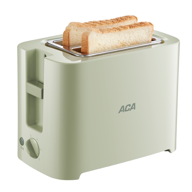ACA烤面包片机家用小型多功能全自动早餐机土吐司机多士炉AT-P068A
