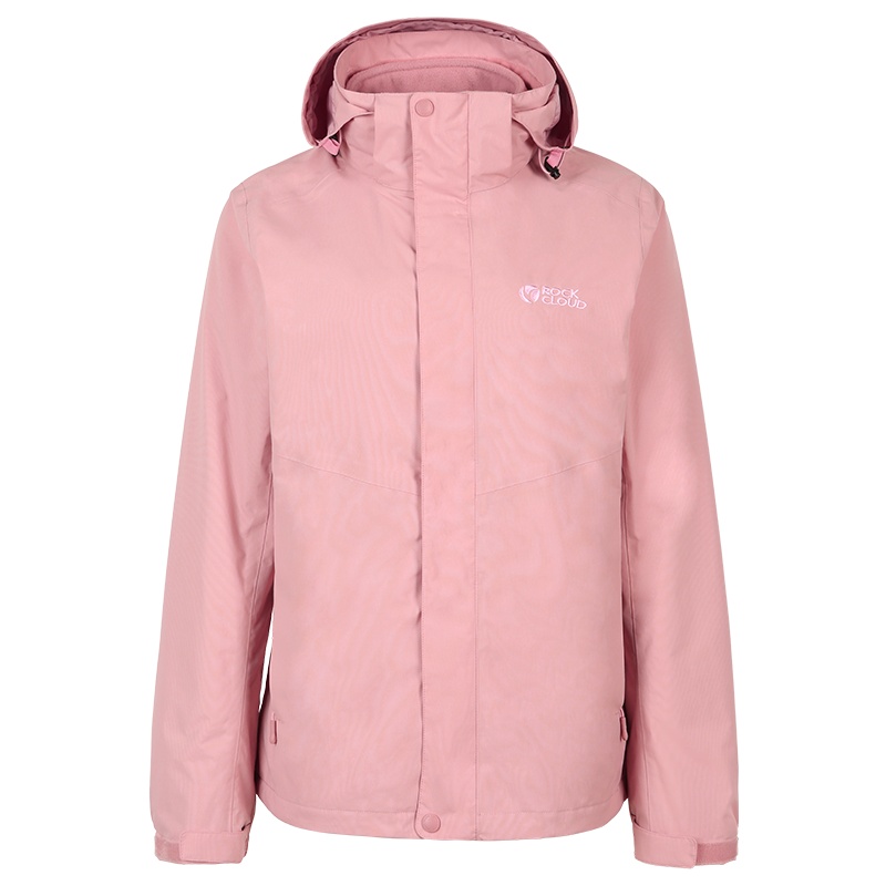 岩云/RockCloud 女款 户外休闲抓绒三合一冲锋衣