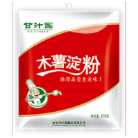 甘汁园 木薯淀粉 275g芋圆粉珍珠木薯生粉食用家庭厨房勾芡烘焙原料烧仙草