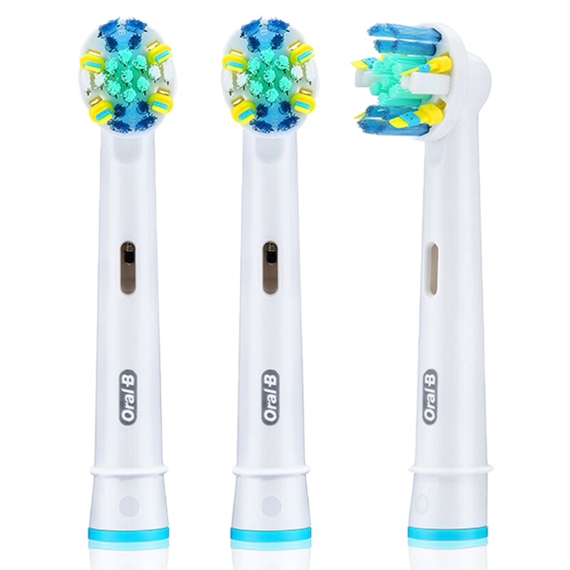 欧乐B(Oralb)电动牙刷头 3支装 牙线效果型 适配成人2D/3D全部型号 EB25-3 德国进口