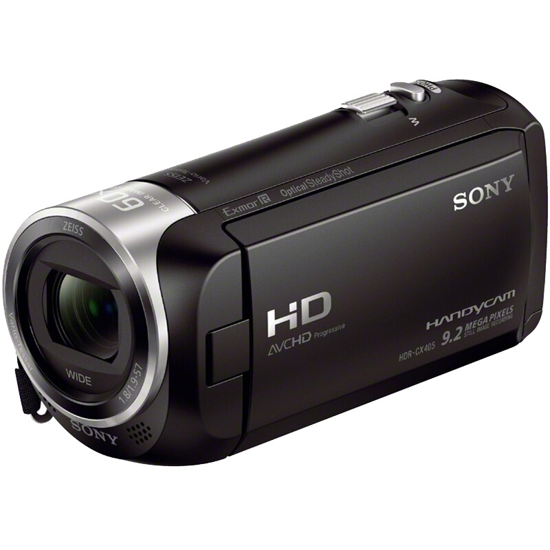 索尼(SONY) HDR-CX405(64G卡+电池+三脚架)高清数码摄像机 约229万像素 2.7英寸屏