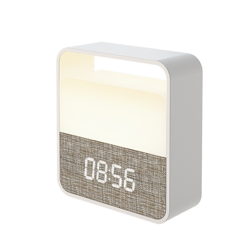 美的（Midea）护眼台灯床头灯闹钟台灯小夜灯氛围灯母婴灯创意台灯暖光（3300K以下） 拾夕