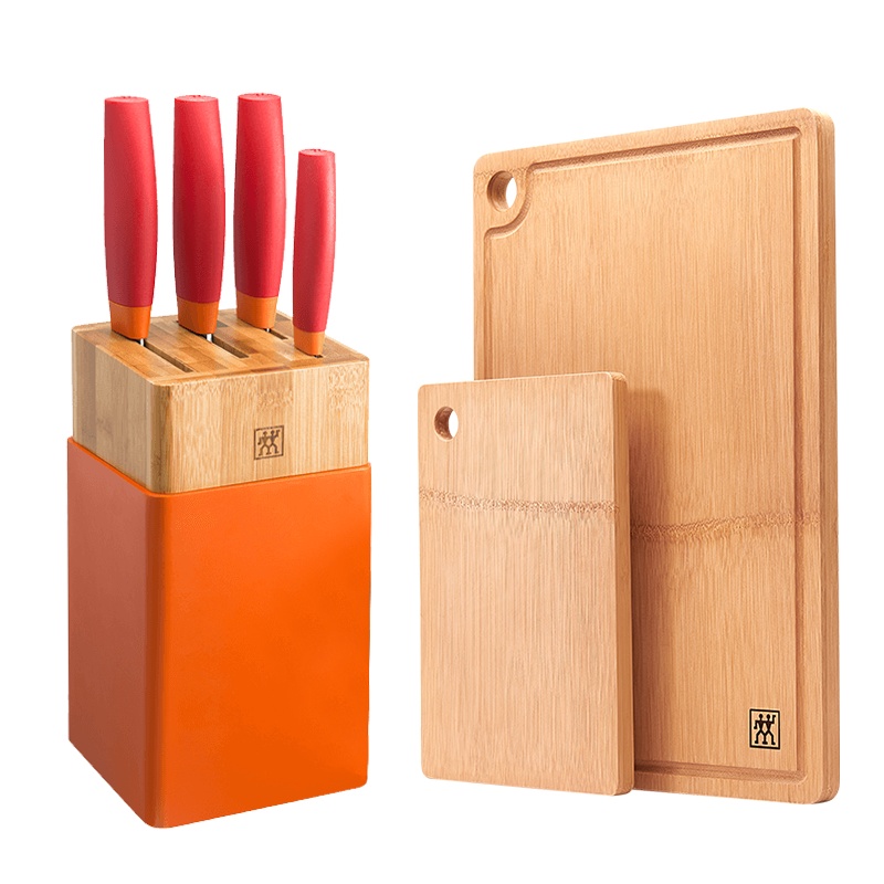 德国双立人(ZWILLING)Now S刀具砧板7件套全套厨房家用刀具套装菜板菜刀套装