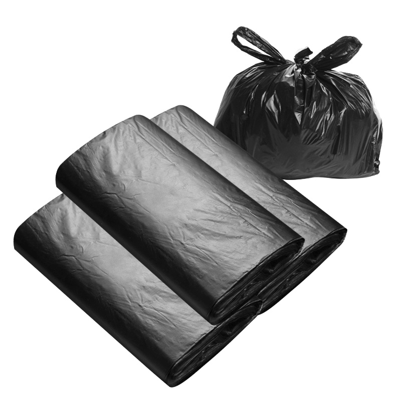 一般加厚垃圾袋100只装 黑色手提垃圾袋 手提塑料袋 厨房 办公室 东正DONG ZHENG