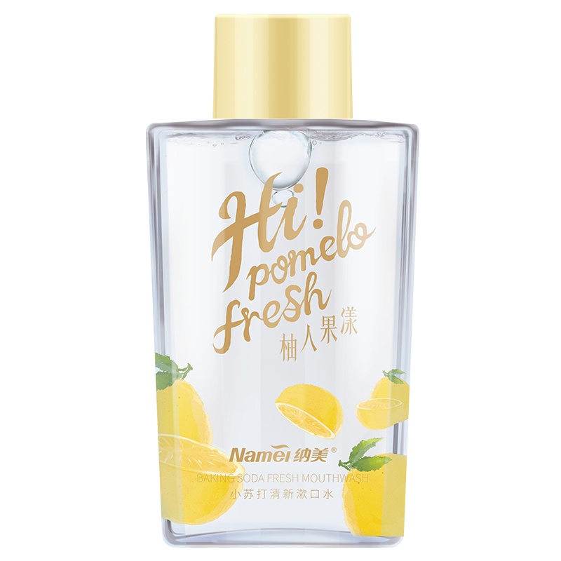 纳美清新漱口水-柚人果漾220ml 香橙味清新口气