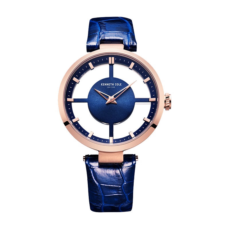 KennethCole凯尼斯克尔欧美品牌女士石英表手表KC透视系列时装石英表女表时尚防水皮带腕表