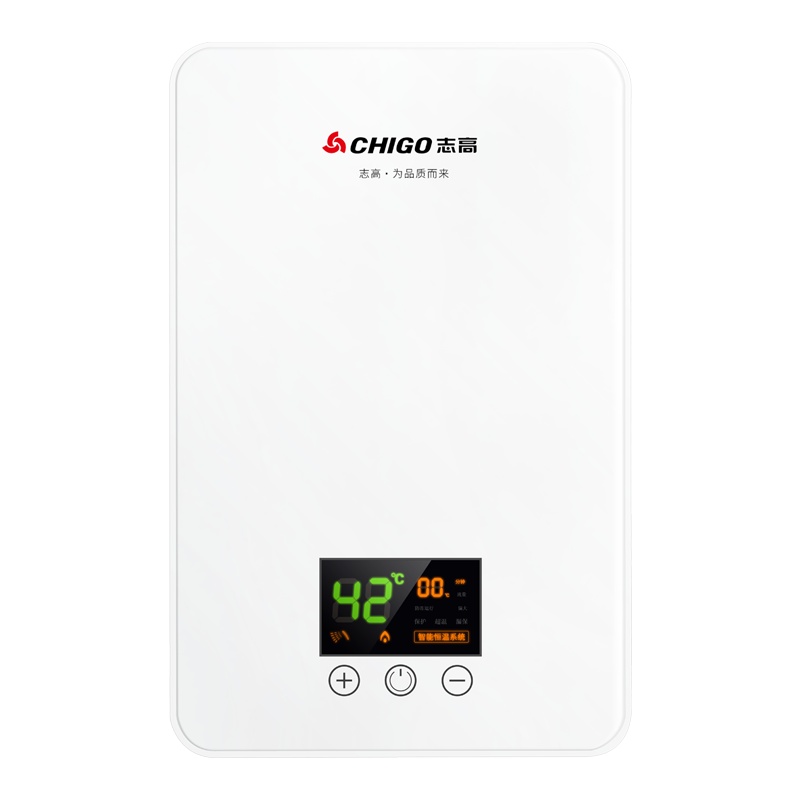 志高(CHIGO)即热式电热水器 快热式热水器触控式 KBR-F60 5.5KW