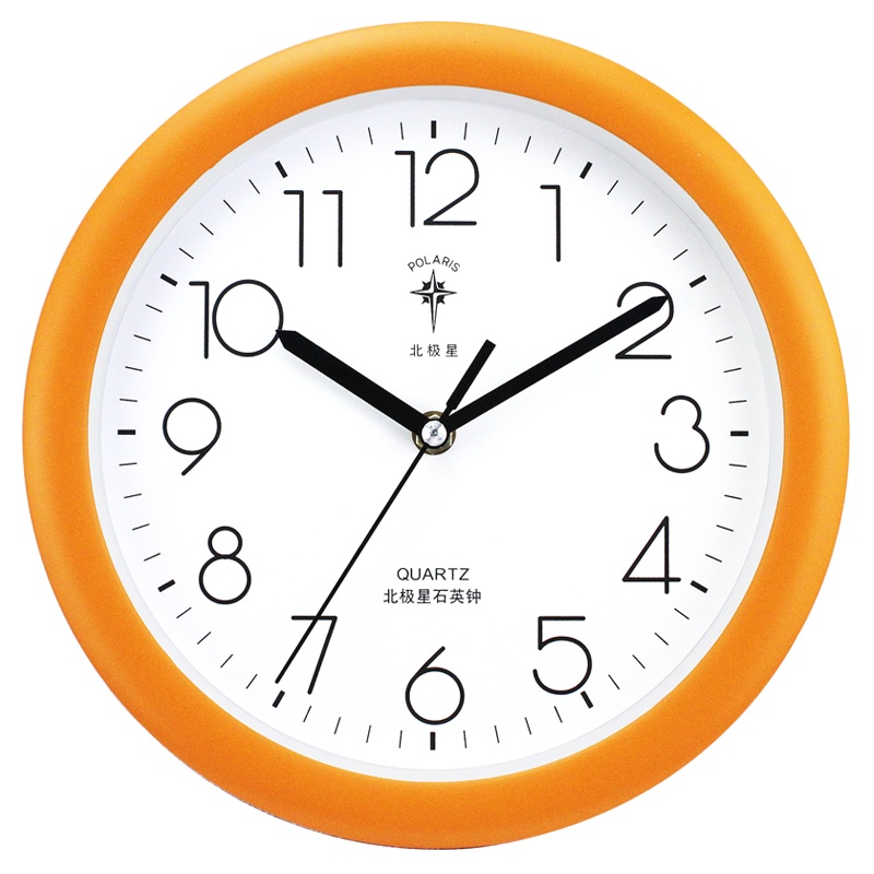 北极星(POLARIS) 创意10英寸客厅静音挂钟儿童时尚客厅创意挂表简约艺术个性时钟大气石英钟表