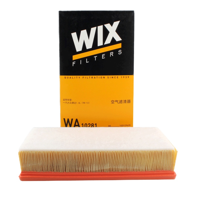 维克斯(WIX)空气滤WA10281适配捷达A2(1G)/04-05款风云 1.6L