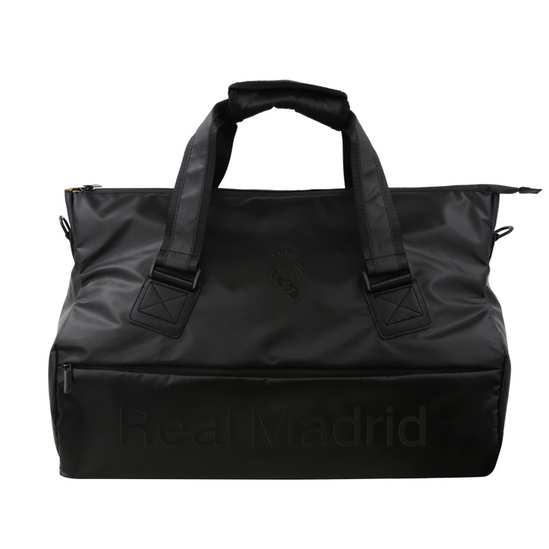 皇家马德里Realmadrid官方正品时尚男女士多功能大容量手提运动户外健身登山休闲训练商旅行电脑单肩挎书包背包黑色