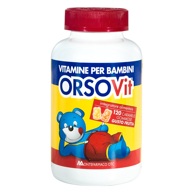 意大利进口 Orsovit儿童复合维生素小熊软糖120粒