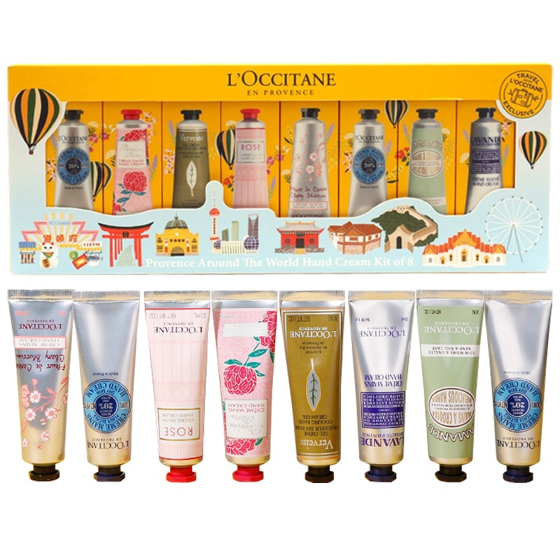 L’OCCITANE 欧舒丹 游历世界 润手霜 八件装 30ml/瓶