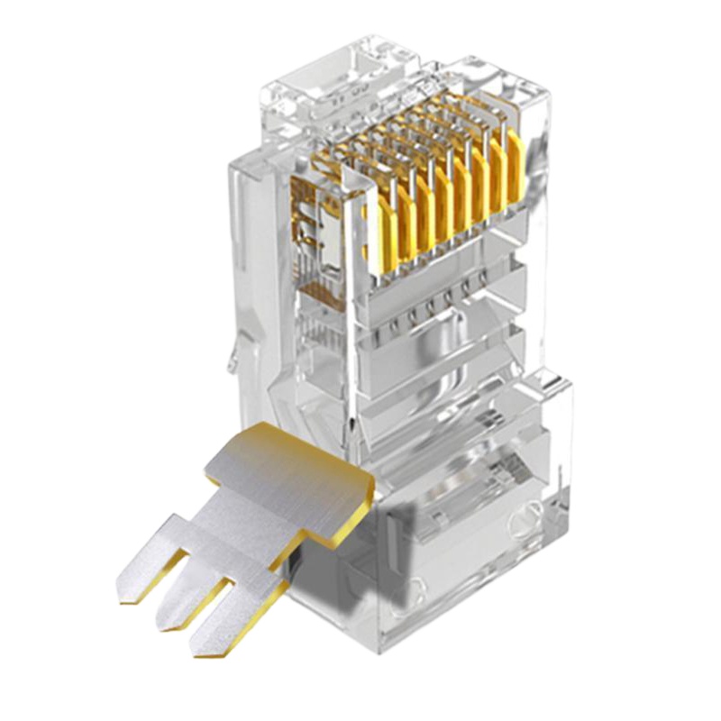 普天 超5类三叉片水晶头 100个装