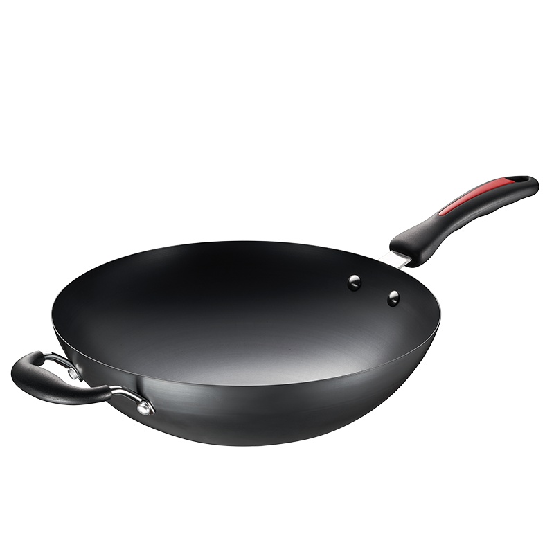 爱仕达(ASD) 锅具铁锅 CF32C4WG 不易锈精铁爆炒锅