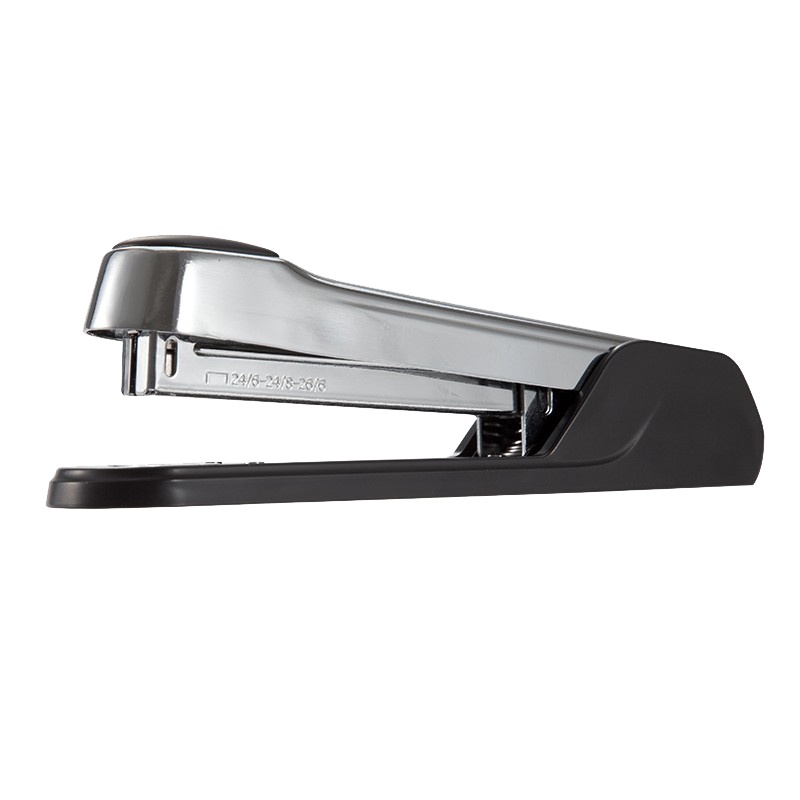 齐心(comix)B3099 50页 耐用金属订书机 办公文具用品 订书机 适用订书针型号24/6 24/8 银色