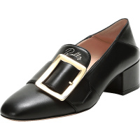 BALLY 巴利 女款限量签名款牛皮可踩脚粗跟单鞋 JANELLE 40 WRITE