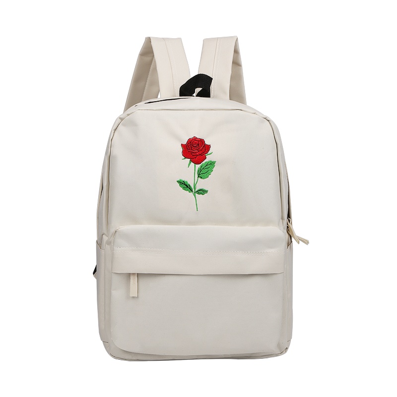 【顺丰配送】女士背包双肩背包双肩包女帆布小包书包女士双肩包女韩版女背包双肩包百搭旅行背包女SO180154B白色