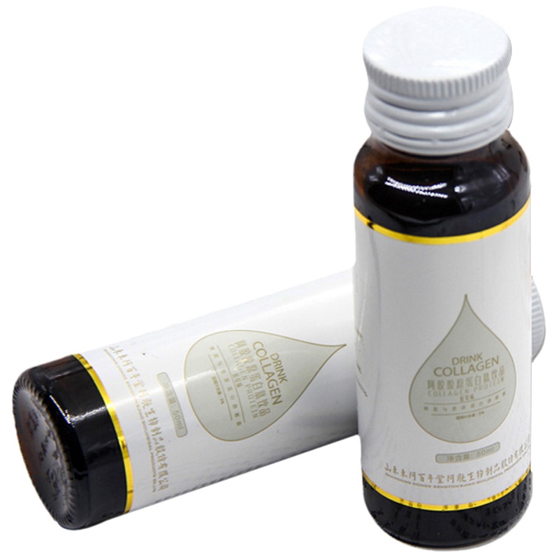 阿胶百年堂胶原蛋白海洋鱼低聚肽粉饮品保健饮品50ml*6瓶