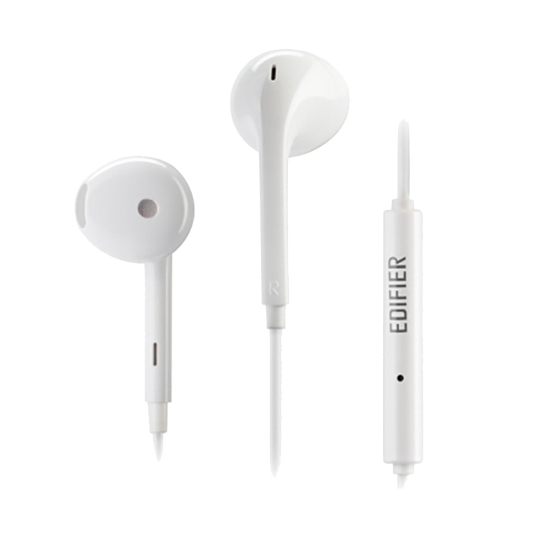 EDIFIER/漫步者 H180 plus半入耳式手机通话音乐耳机简便线控通用