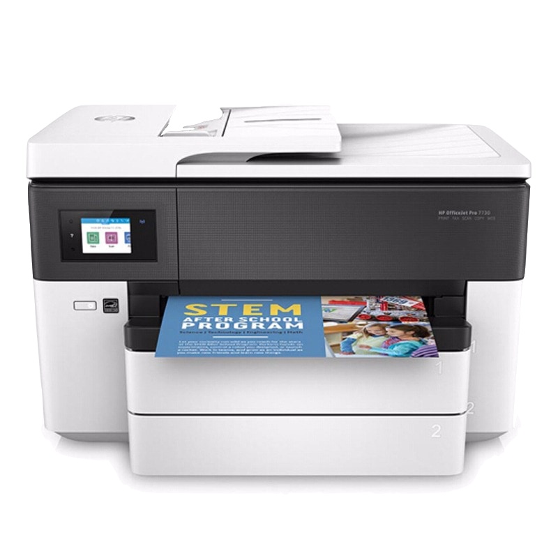 惠普(HP)OfficeJet Pro7730 A3彩色喷墨一体机 (自动双面 打印 复印 扫描 传真)(XL)