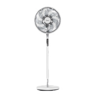 美的(Midea)电风扇SAD35EC电风扇 落地扇 家用遥控 智能感温 风随温变 仰俯调节 6米送风 易拆洗7叶大风量